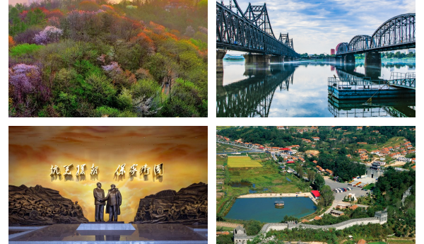 春假赴丹东，心向春光满目花